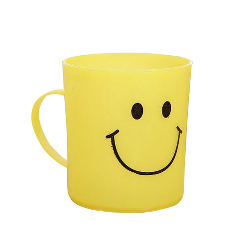 744 Unbreakable Plastic Coffee-Milk DeoDap Smiley Mug