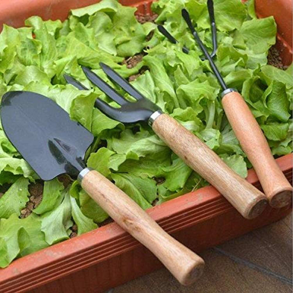 DeoDap Gardening Hand Cultivator, Big Digging Trowel, Shovel & Garden Gloves with Claws for Digging & Planting