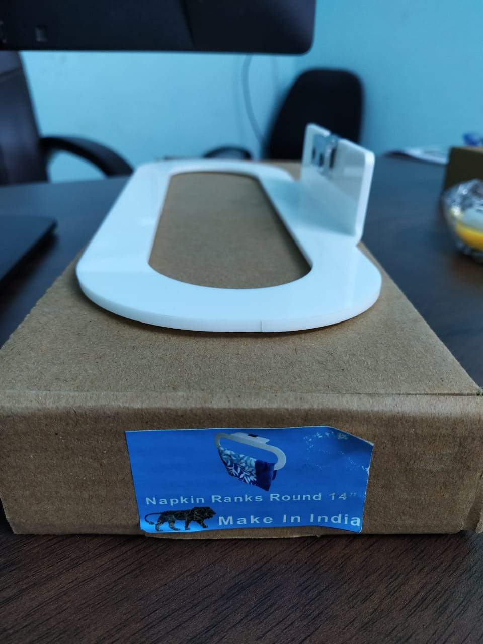 700 Kitchen/Bathroom Round Napkin Toilet Paper Holder - 14 inch